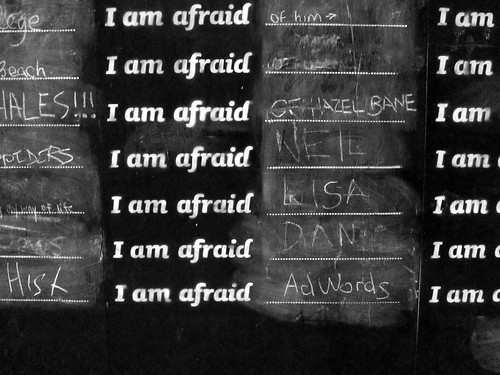 Dublin Fringe: "I am afraid" Wall