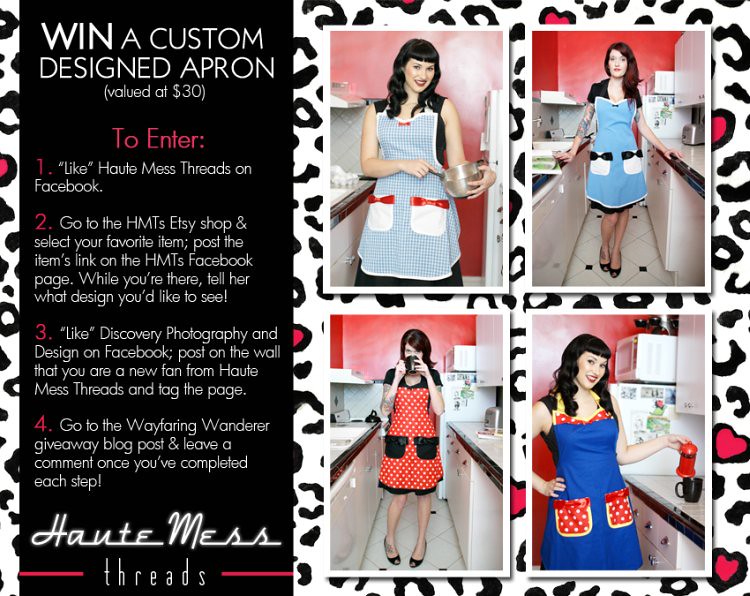 WIN a Custom Designed Apron by Haute Mess Threads (Giveaway)