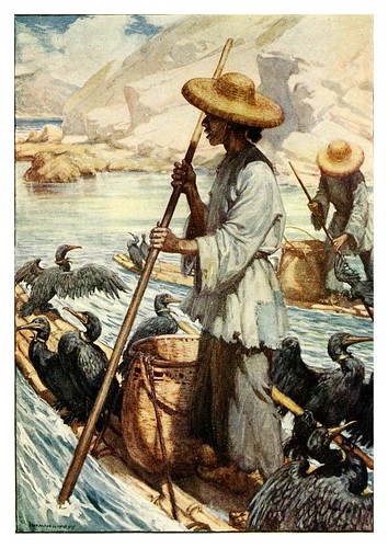 001-Pesca con cormoranes-China 1910- Norman H. Hardy