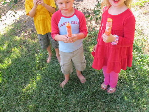 late summer popsicle party!
