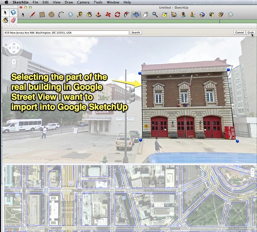 Google SketchUp - Import from Street View