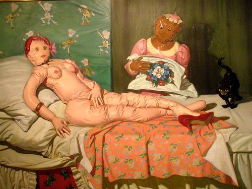 Vera Barnett 'Olympia' (after Edouard Manet), 1993 by hanneorla