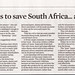 Save SA and the World