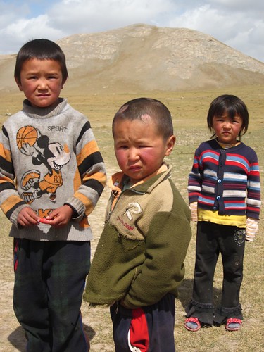 Kyrgyz children.