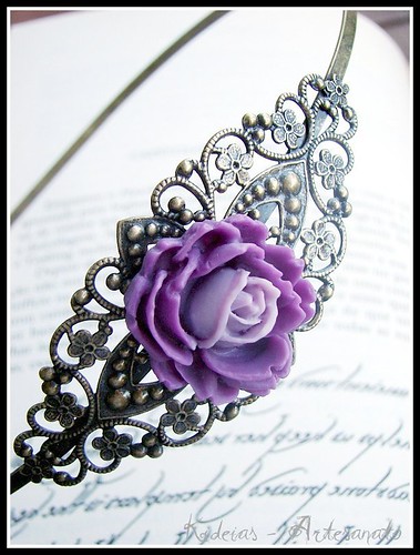 Bandolete "Purple rose" by kideias - Artesanato