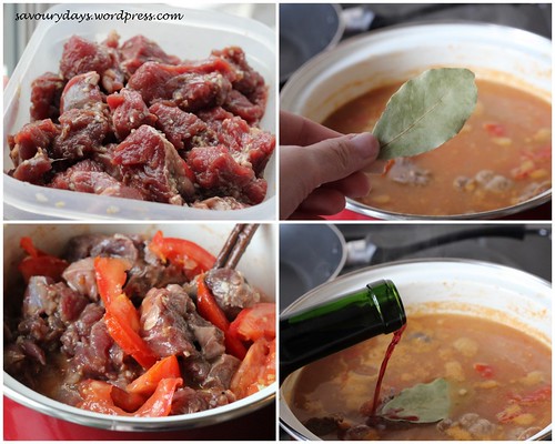 (red wine) Beef stew - method 2