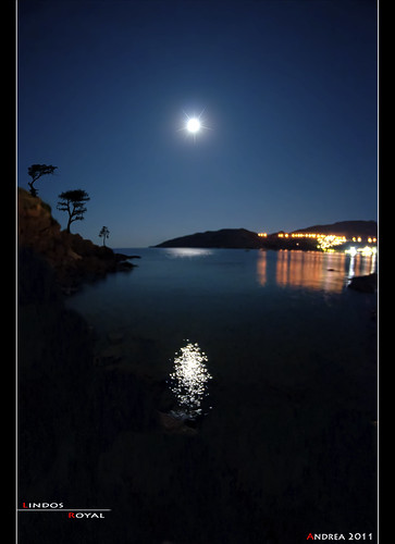 Anche la Luna in OLL INCLUSIVE (Grecia isola di Rodi - LINDOS) by SUPER@ANDREA@SHOW