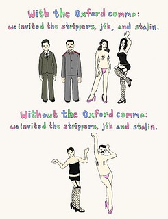 jfk, stalin, and stripers oxford comma