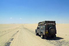 Desert Road to Siwa Oasis, Egypt