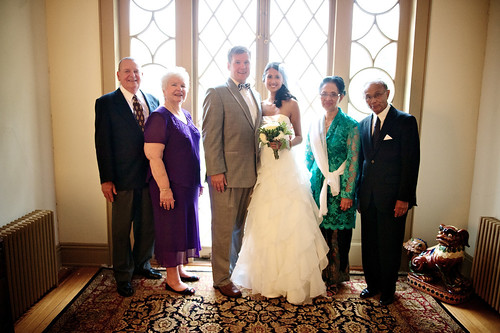 Muslim Christian Wedding Families Tajibnapis Hudson wedding couple