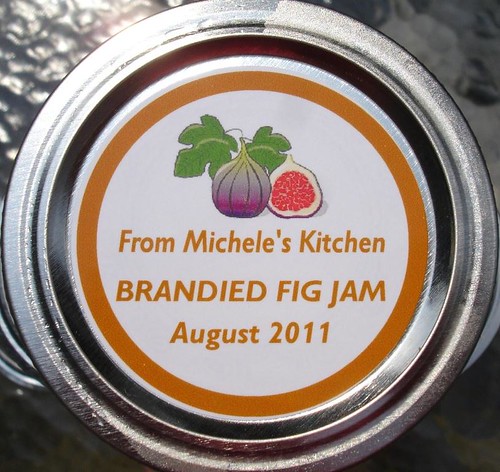 Brandied Fig Jam Label