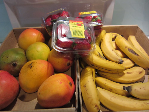 Roadside fruit purchase