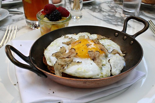 Potato Rosti with Duck Egg and Truffles