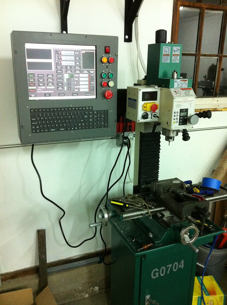 custom CNC controller box for G0704 milling machine