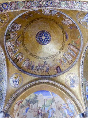 St. Mark's Basilica Golden Mosaic Ceiling