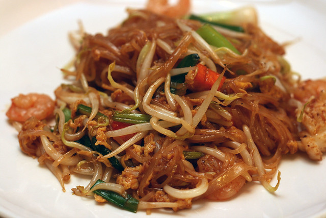 Phad Thai (S$5) - Fried Thai Flat Rice Noodles