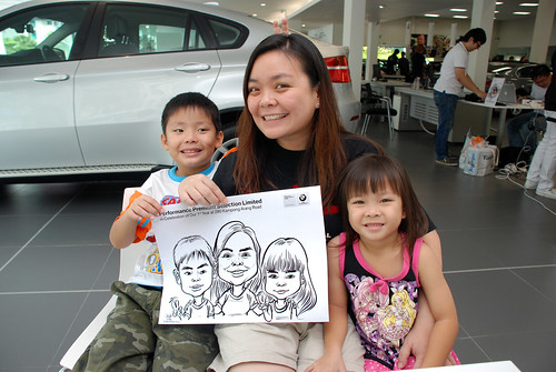 Caricature live sketching for Performance Premium Selection first year anniversary - day 4 - 3