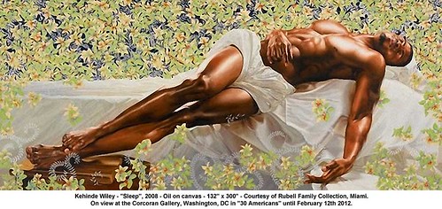 Kehinde Wiley - "Sleep", 2008 by artimageslibrary