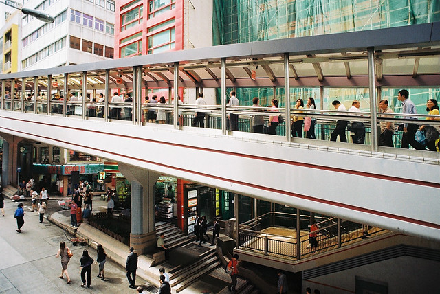 Central Escalator in Hong Kong