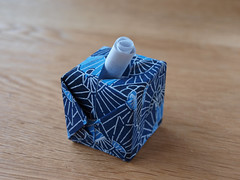 LIttle blue origami box