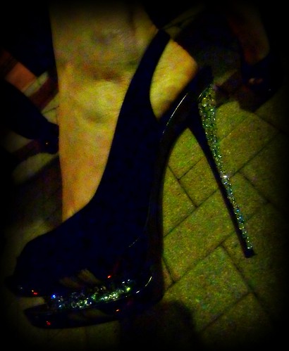 Glitzy Shoes by Nadine Charity