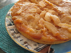 Upside-Down Apple Cake with Almonds