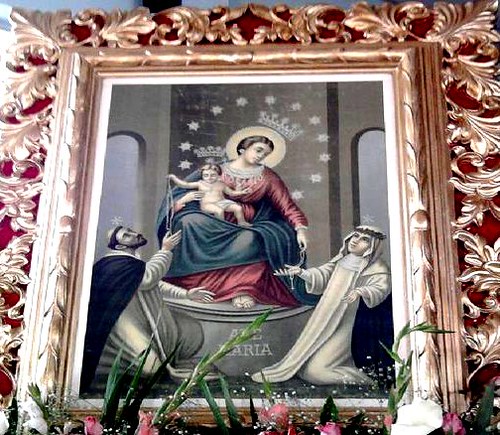Cuadro de la Virgen del Rosario de Pompeya
