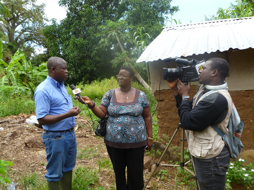 Interview TV avec un partenaire IFDC Togo