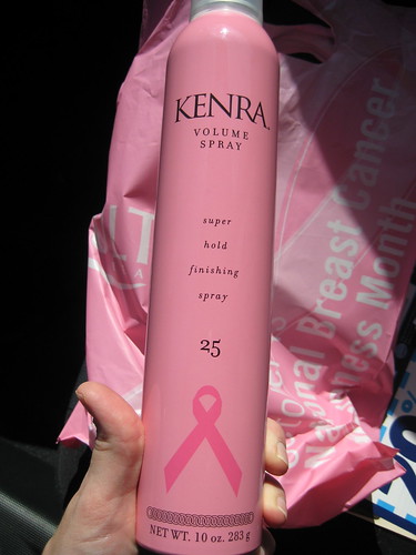 kenra hairspray breast cancer