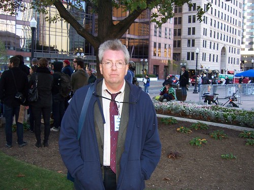 Attorney Bob Hart helping with legal aid for Occupy Columbus 