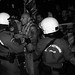 Angry Iraklis FC fans clash with riot police - Thessaloniki, Greece
