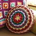 My blooming flower cushion finished