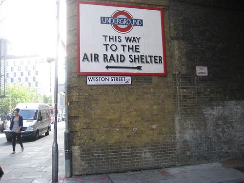 Air raid shelter in Southwark
