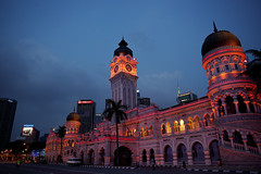 Blue Hour during Sultan Abdul Samad Building