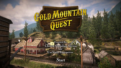 Gold Mountain Quest - Title Screen
