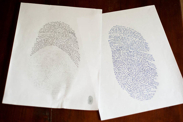 Fingerprint Writing