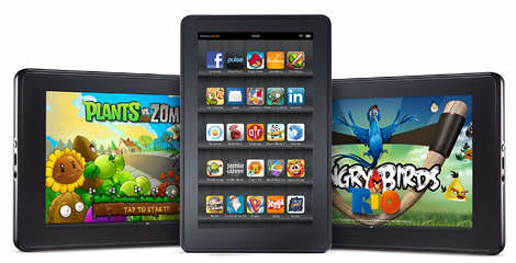 Kindle Fire, Full Color 7″ Multi-touch Display, Wi-Fi