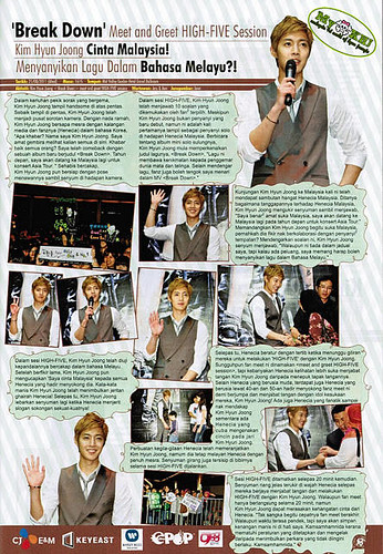 Kim Hyun Joong Epop Malaysian Magazine 201110 Issue