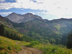 Hagerman & Snowmass from Lead King Basin Road