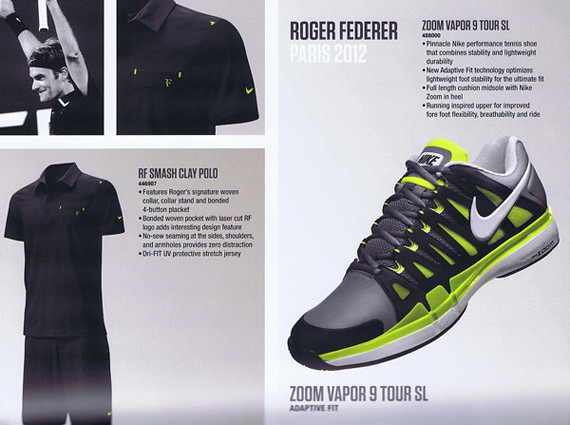 Roland Garros 2012: Roger Federer Nike outfit