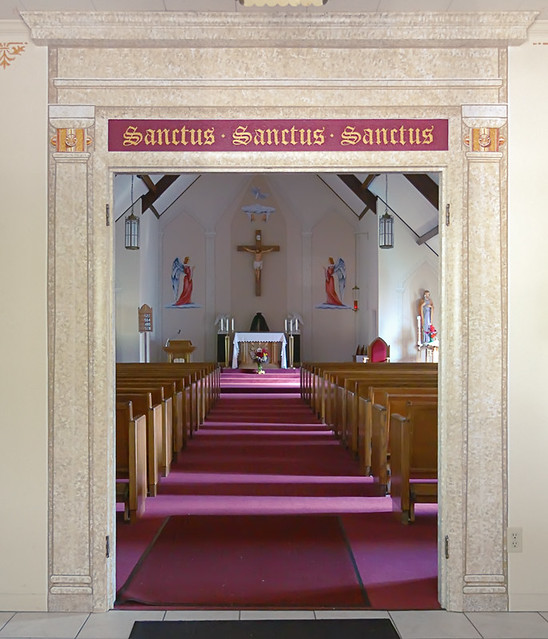 Immaculate Conception Roman Catholic Church, in Saint James, Missouri, USA - interior