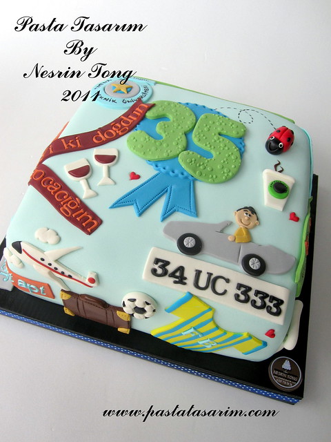  35th birthday cake