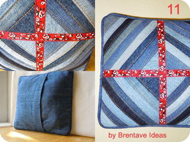 Brentave Ideas Giveaway Denim Pillow