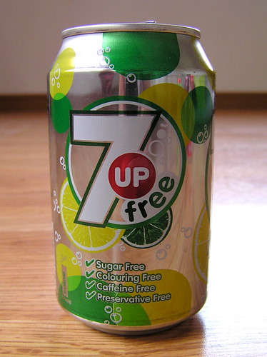 7up Free can