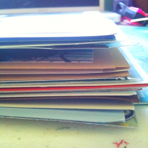 My stack of layouts from LOAD by PattiP88