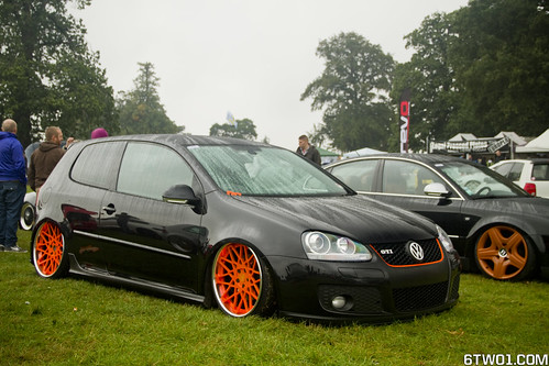 Dn's Automatic Golf looking great on the Timeless BBS LM's Mk5 orange