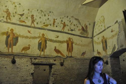 Frescoes in Case Romane