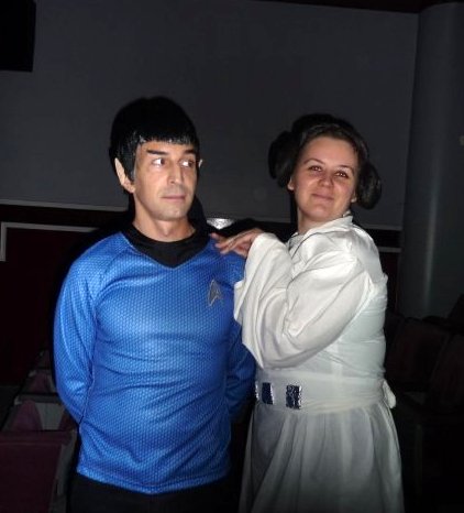 leia with spock