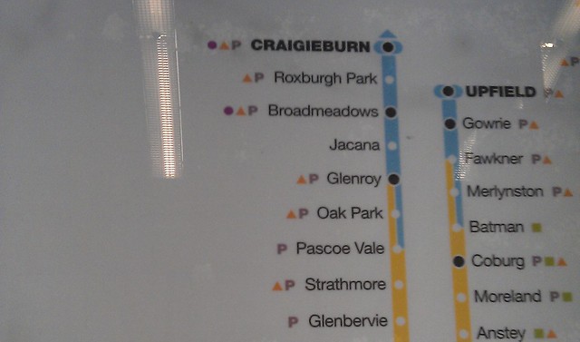POTD: Coolaroo missing from Metro map