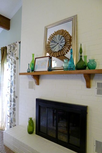 Full Fireplace with Map